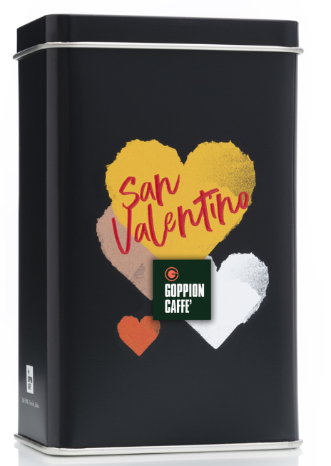 latta di San Valentino di Goppion Caffè