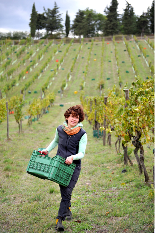 Serena Gusmeri, enologa di Vecchie Terre di Montefili