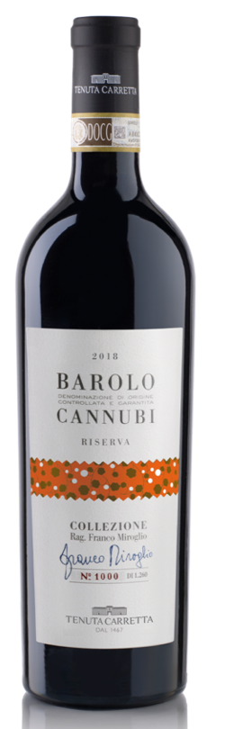 Barolo Riserva Cannubi 2018 Collezione Franco Miroglio