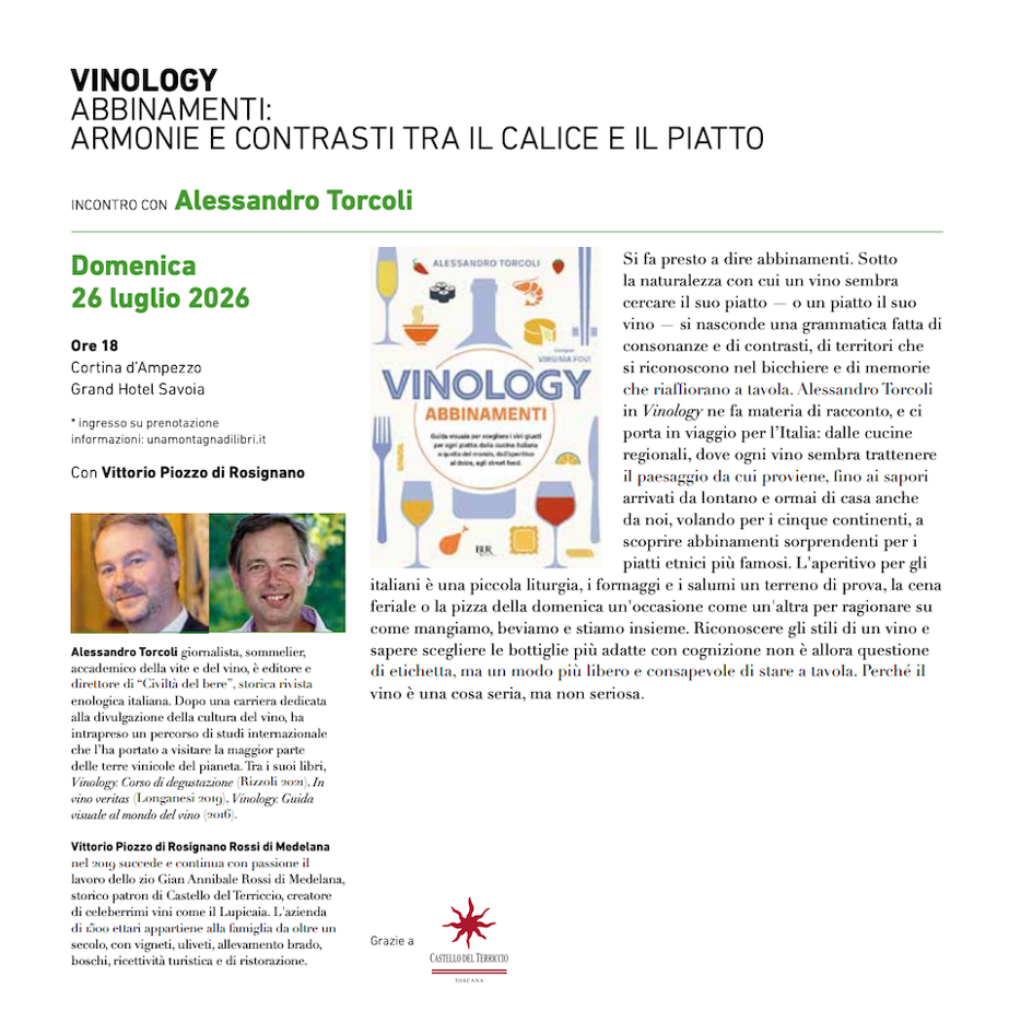 Vinology Abbinamenti
